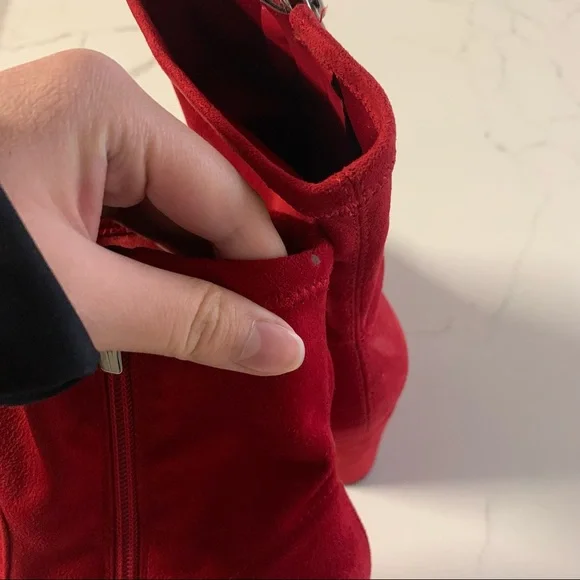 Marc Fisher • Red booties • 8.5 • Great condition! - Picture 9 of 9